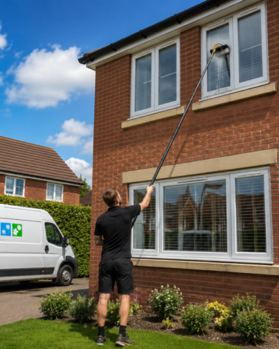Regular or one-off cleaning Homes and businesses Frames and sills cleaned.